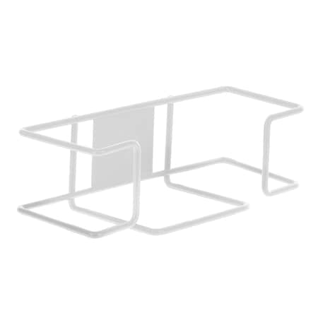 Alpine Industries Single Box Wire Wall Mount Glove Dispense, White 485-01-WHI